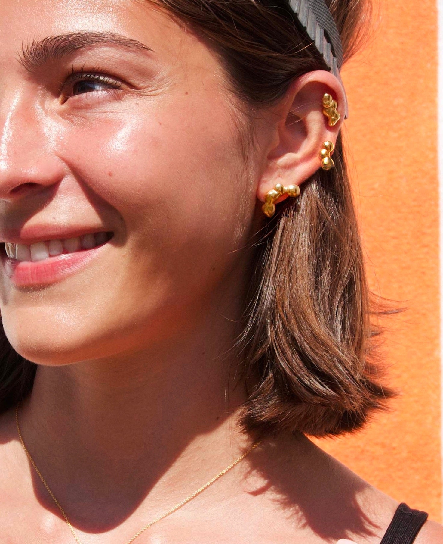 Gotitas earrings Gold (3 unidades)