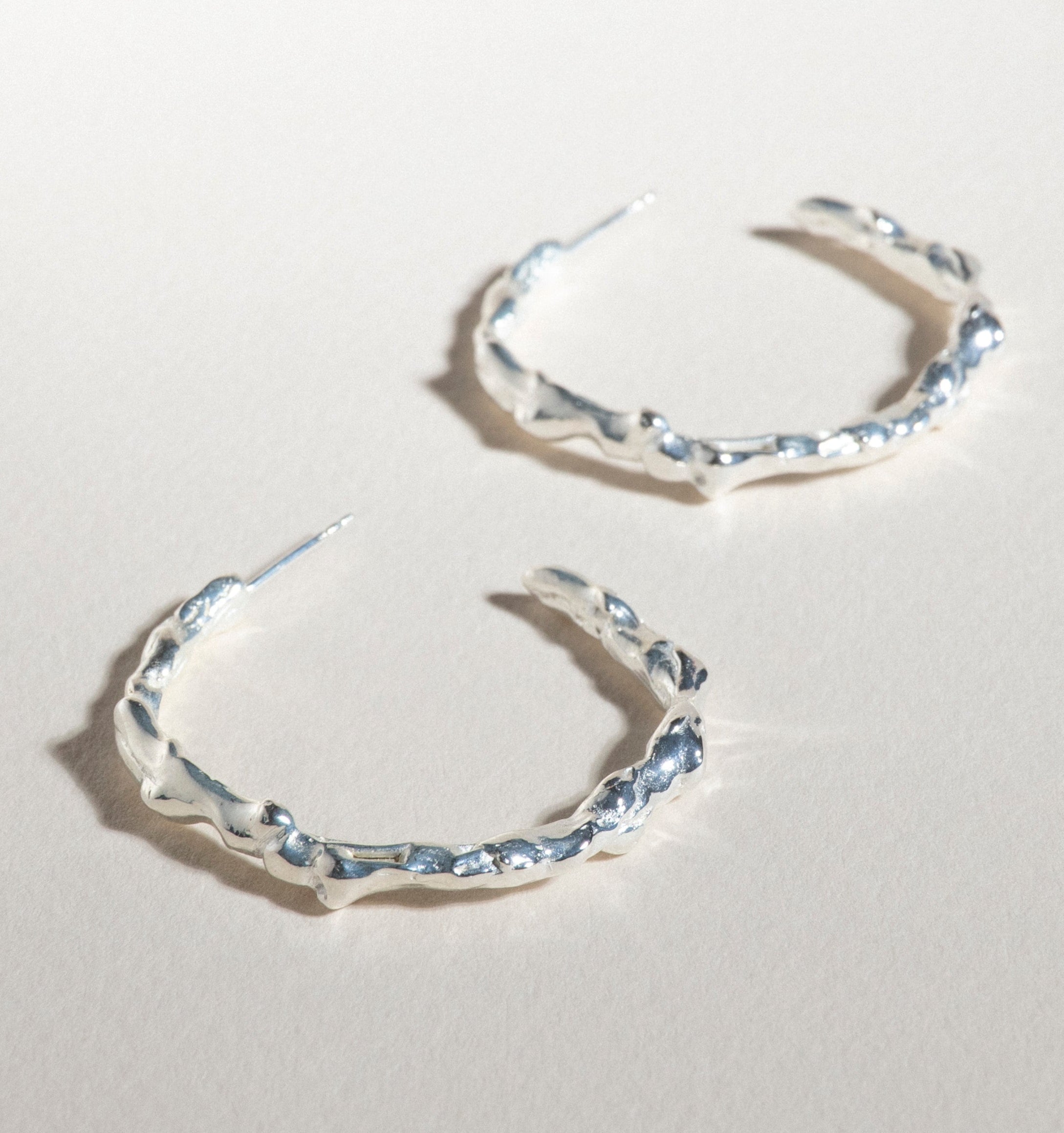 Sendero Hoops Silver