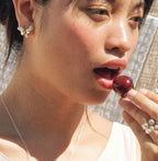 Gotitas earrings Silver (3 unidades)